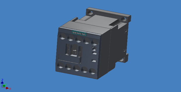 Contactor Relay 3D Inventor Models