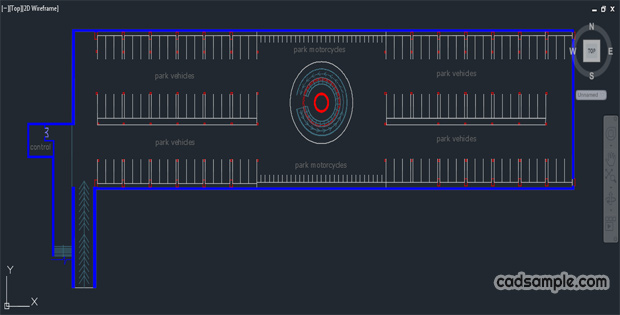 Parking-AutoCAD-Drawing-1