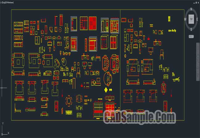 Free Dwg Daily Furniture CAD Block Set
