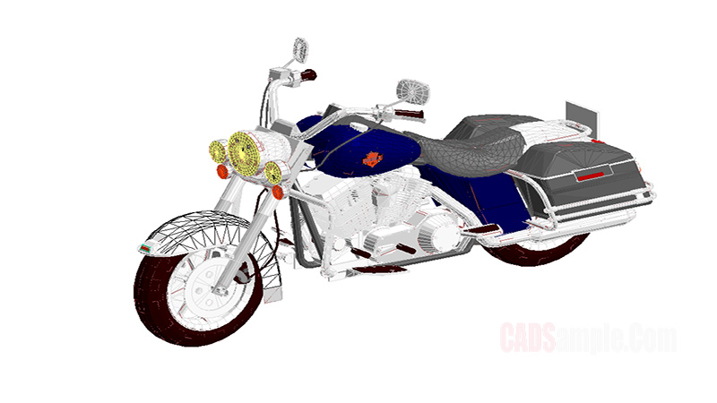 Harley Davidson Motorcycles Revit Drawings