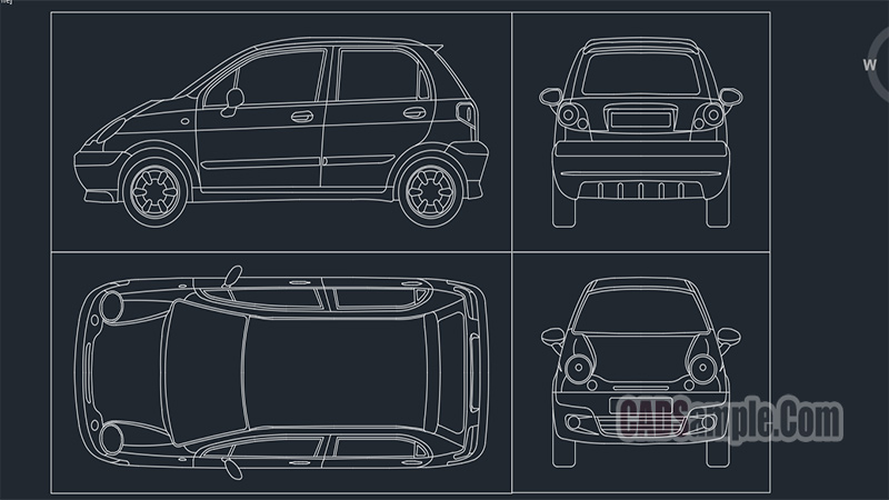 Daewoo Matiz Dwg Drawings