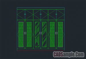 Free Dwg Large Wardrobe CAD Elevations Block