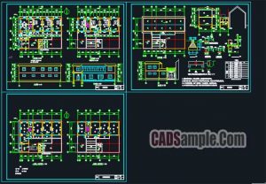 Two Story Residential Free Dwg Design