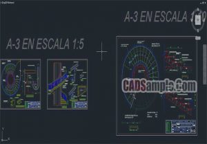 Spiral Stair Construction Free Dwg Drawing