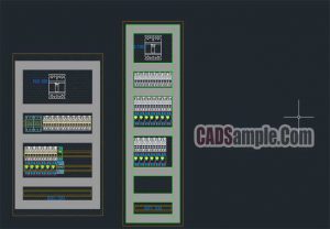 Electrical Board Drawing in AutoCAD Free Dwg