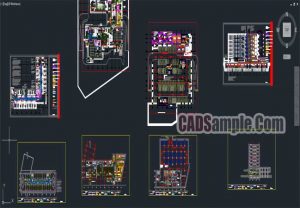 Fire Safety Autocad Project For Hotel And Auditorium