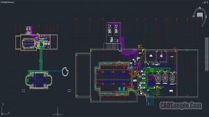 Olympic Swimming Pool Autocad Project