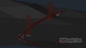 Golden Gate Bridge Free Dwg
