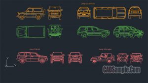 Jeep Drawings Free Dwg