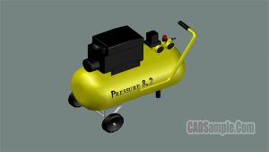 Pressure Compressor 3D Free Dwg