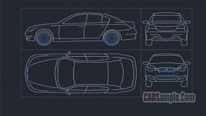 Bmw M5 Free Dwg