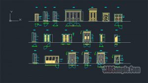 Doors Details Free Dwg