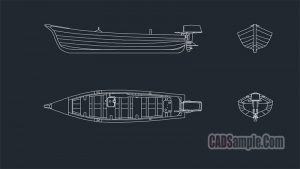 Motorboat Detail Drawings Free Dwg