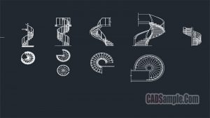 Spiral Staircase Free Dwg