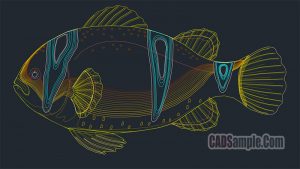 Fish Autocad Free Drawing