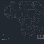 Africa Map Dwg