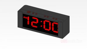 Alarm Clock 3D Revit Model