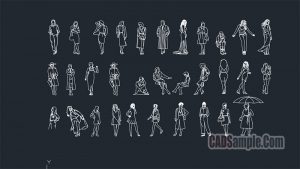 Casual Womens Cad Blocks