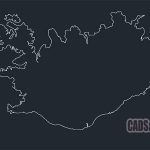 Iceland Map Dwg