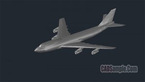 Boeing 747 3D Dwg
