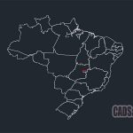 Brasil Map Dwg