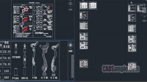 Staircase Handrails Cad Blocks