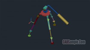 3D Tripod Camera Dwg