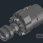 Alternator 3D Dwg