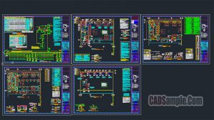 Bank Electrical Autocad Project