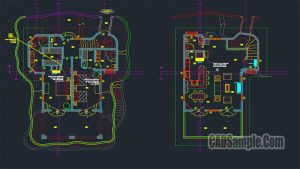 Modern Villa Autocad Project