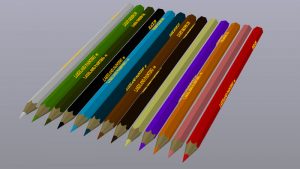 Crayon 3D Dwg