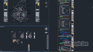 Cultural Center Full Dwg Project