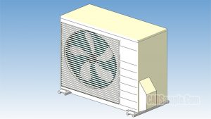 Daikin Air Handling Revit 3D Model