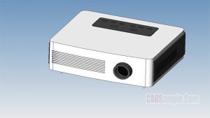 Home Cinema Video Projector Revit Model
