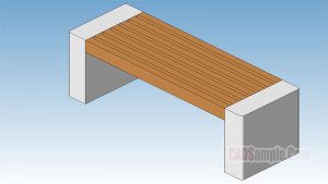Parametric Park Bench Revit Model