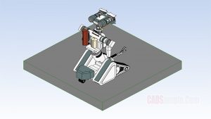 Robot Revit 3D Model