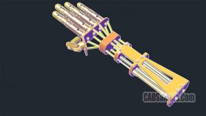 Robothand-3D-Autocad-Drawings