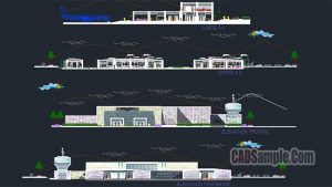 Airport Architecture Dwg Project