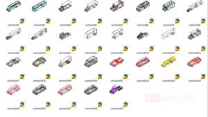 Trucks 3D Cad Blocks Archives