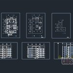 Office Building Architectural DWG Project