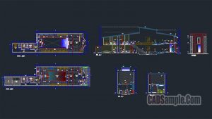 Disco Architecture Autocad Drawing