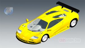 Mclaren Revit 3D Model Drawing