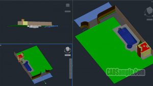3D Jacuzzi Dwg