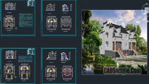 Drawing Of Village Residential DWG