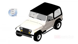Free Jeep Revit 3D Drawing