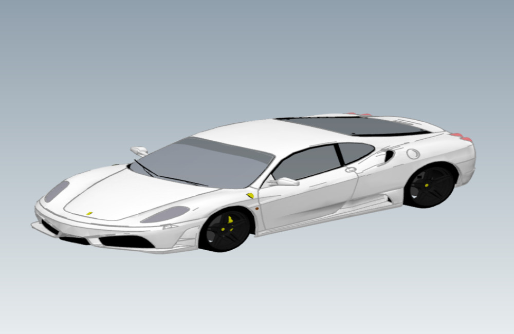 Ferrari F430 Scuderia 3D Model