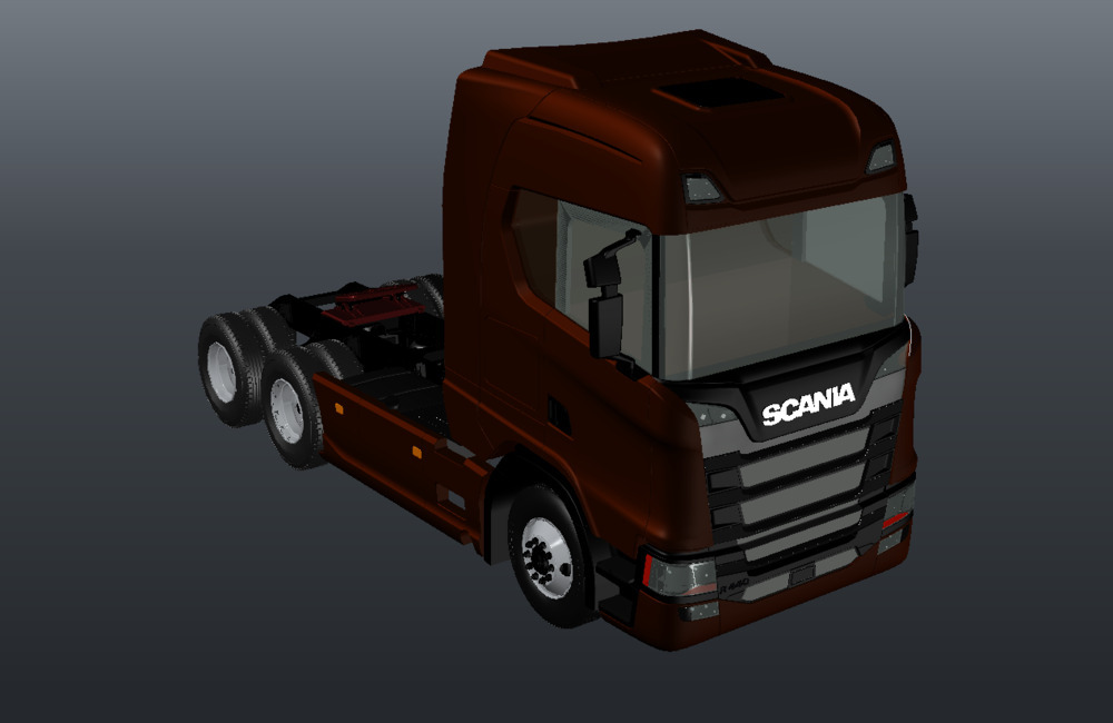 Scania Truck 3D Model