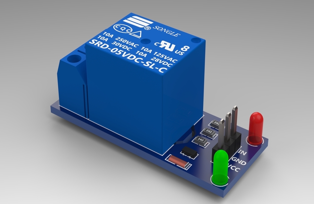 Relay Module SolidWorks Model