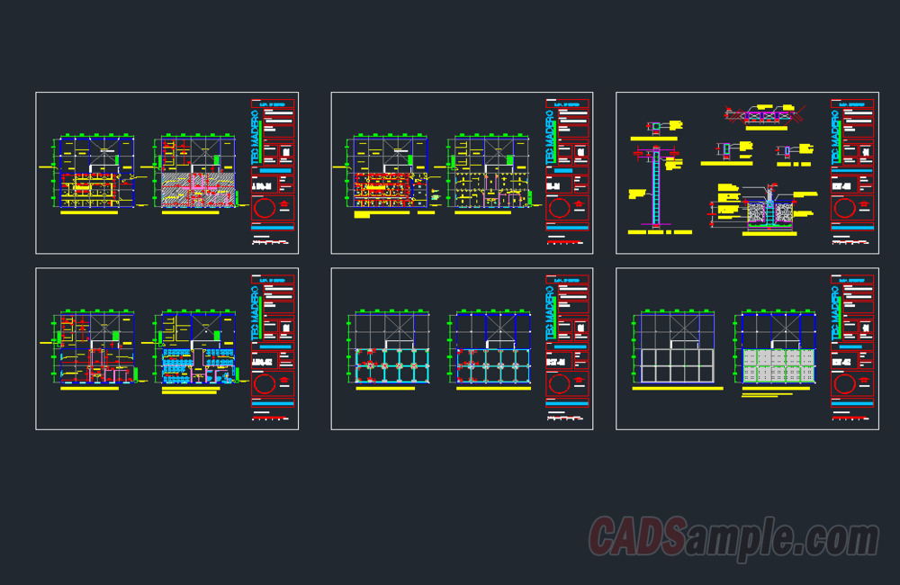 Educational Facility Building Layout Free Dwg